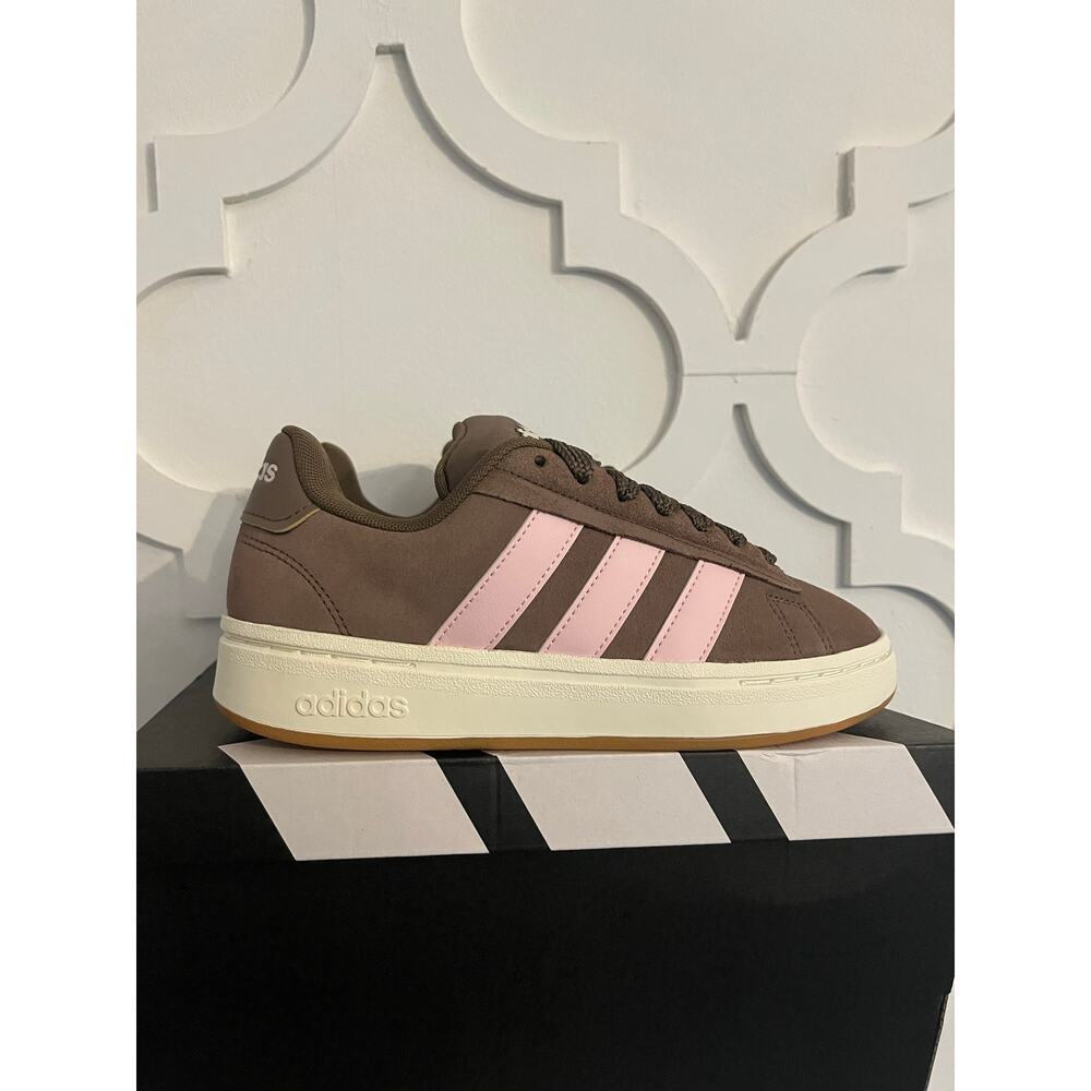 NEW ADIDAS Grand Court Aplha 00s Women's 9.5 JR0541 Earth/ Pink - Picture 8 of 8